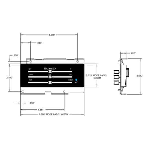 1973-87 Chevrolet Pickup SureFit™ Control Panel Kit - Image 2